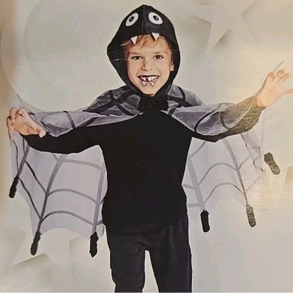 Hyde and Eek! Boutique Spider Costume for Kids - Black and Gray